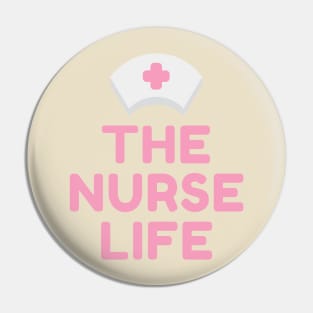 Pink Heartbeat: Nurse Professional Design Pin