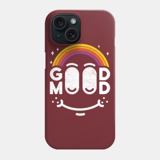 Positive Good Mood Colorful happy face Phone Case