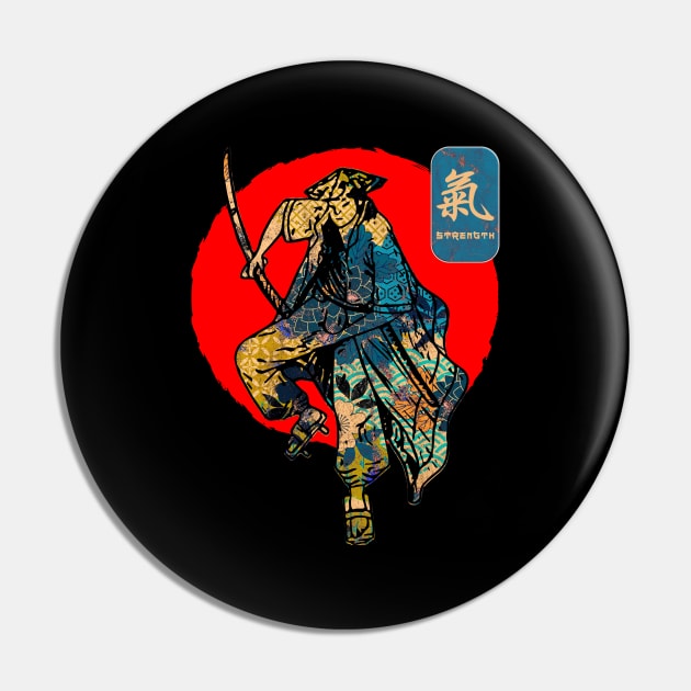 Samurai Warrior Sword Japanese Art Strength Kanji Symbol Word 244 Pin by dvongart