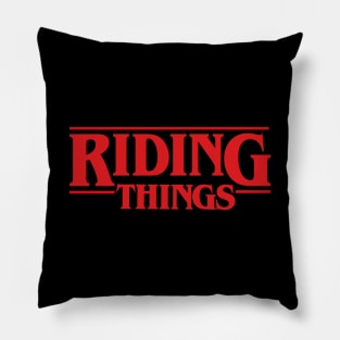 Riding Things 80's retro bike BMX Vintage Bicycle Pillow