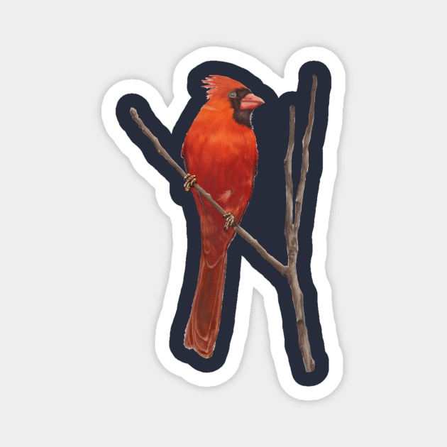 The Cardinal Rule Magnet by Owllee Designs