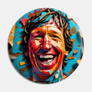 Elliott Smith // Paper Art Pin