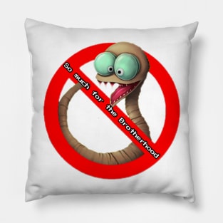 No Worms Allowed Pillow