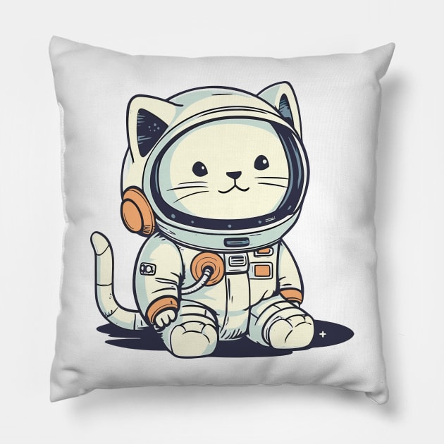 Stellar Kitty Pillow by Purrestrialco