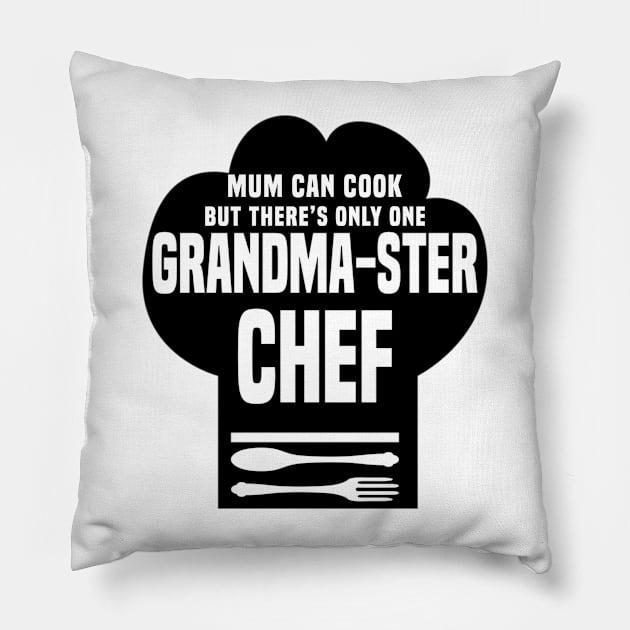 There’s Only One Grandma-ster Chef Pillow by FirstTees