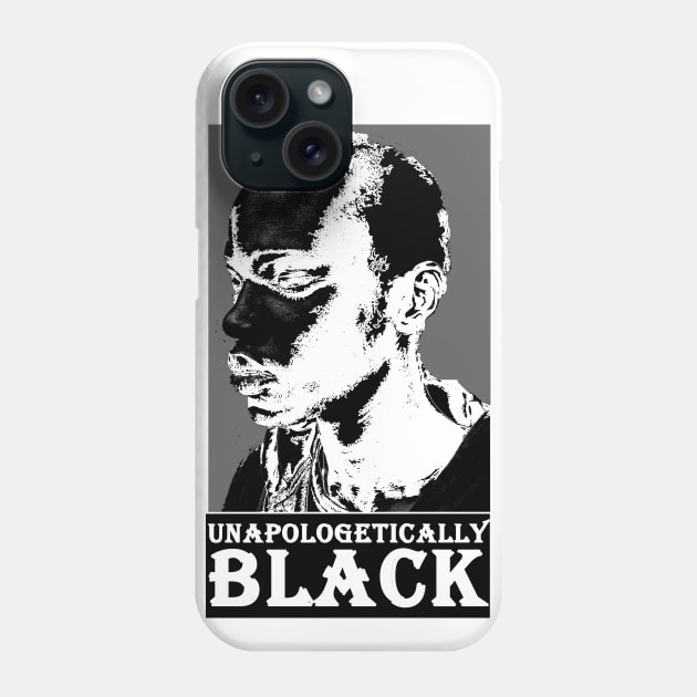 unapologetically black Phone Case by loulousworld