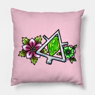 tech brooch Pillow