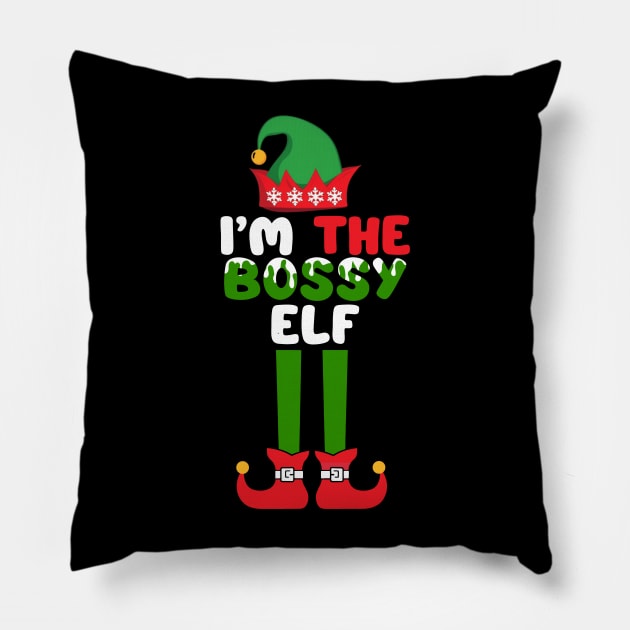 I’m the bossy elf Pillow by Fun Planet