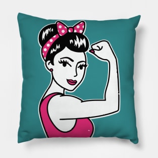 Retro Rosie Remake Pillow