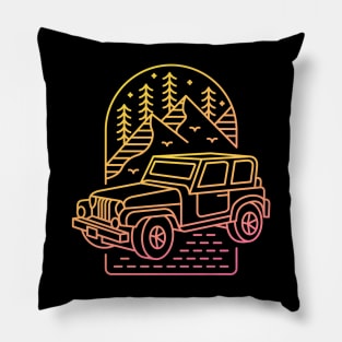 My Jeep My Adventure Pillow