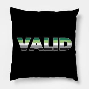 Valid Aromantic Pride Pillow