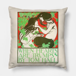 When Hearts Are Trumps, Will Bradley 1894 Pillow