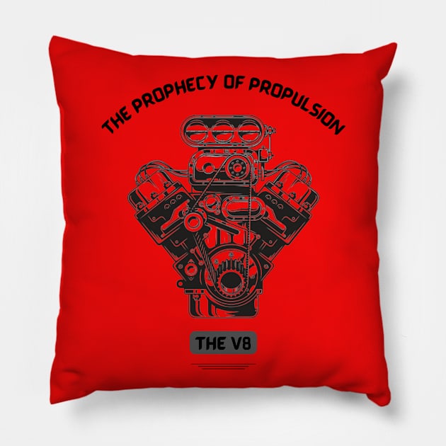 The Prophecy Of Propulsion (c) Pillow by Abby Anime