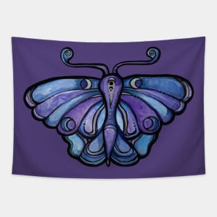 Purple Luna Moth Tapestry