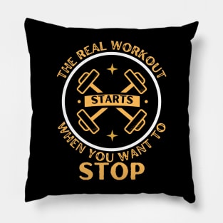 THE REAL WORKOUT 3 Pillow