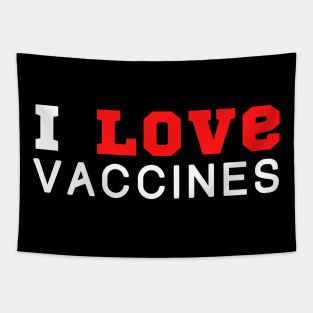 I Love Vaccines Tapestry