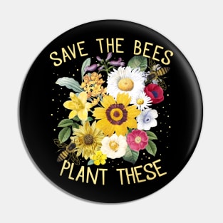 Save The Bees Plant These Honey Flowers Environmental Pin