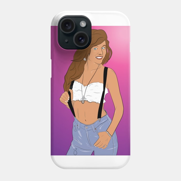 Kelly Kapowski - Saved by the Bell Phone Case by slice_of_pizzo