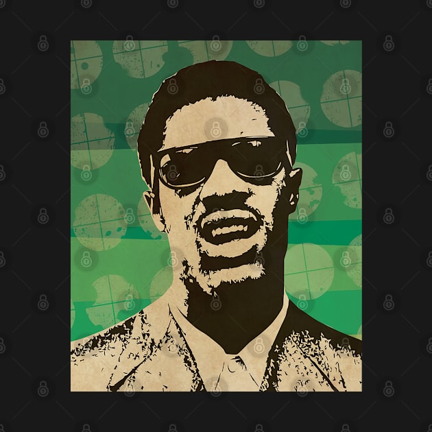 Stevie Wonder // Retro Poster Soul And Funk by kulinermodern