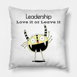 Leadership Skills Sarcasm Pillow