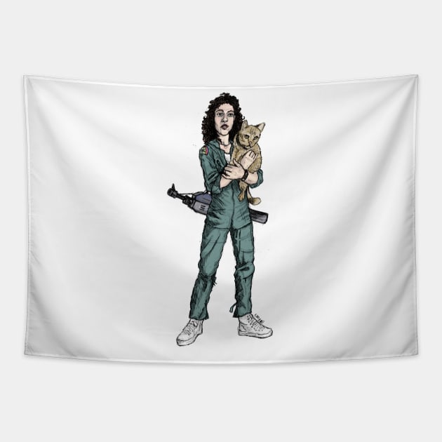 Ripley Sketch Tapestry by OBSUART