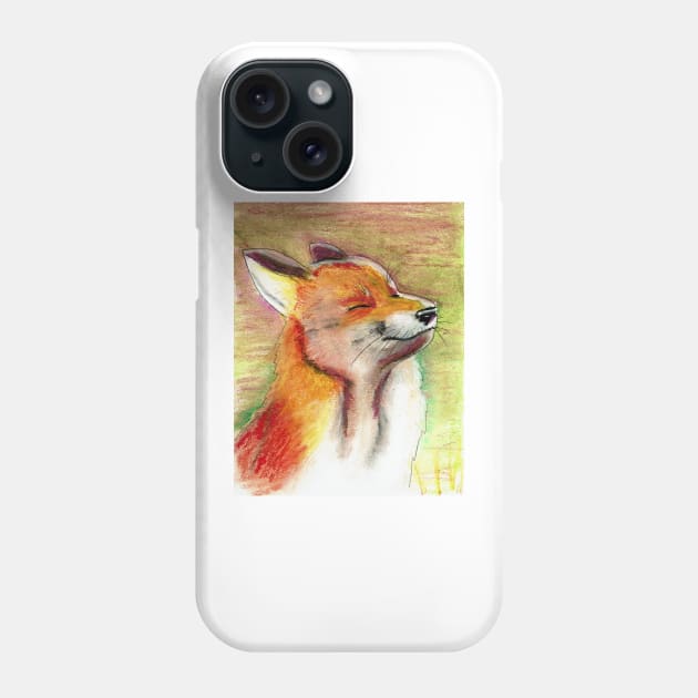 Red Fox Phone Case by HandLu