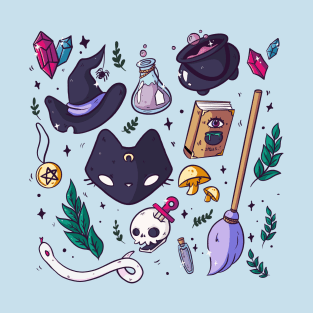 Witch kit - witch essencial items T-Shirt