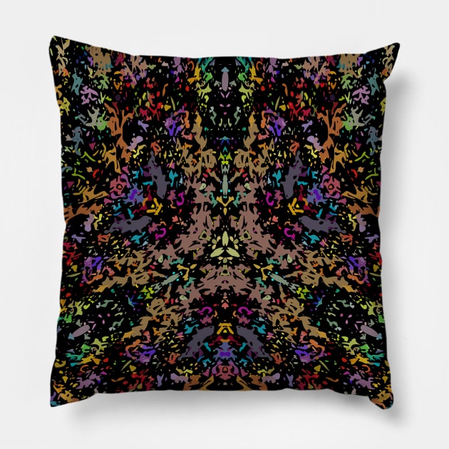 Kaleidoscope pattern Pillow by NewWorldIsHere