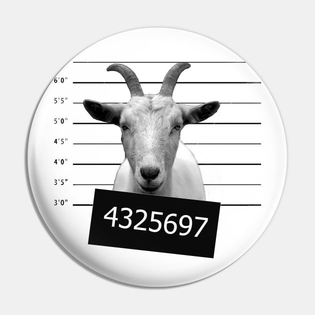 Criminal Goat Pin by valentinahramov