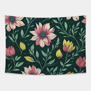 floral design pattern, flower decor Tapestry