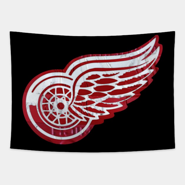 Detroit Red Wings Tapestry by Jedistudios 