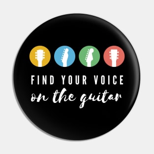 Find Your Voice on the Guitar Pin