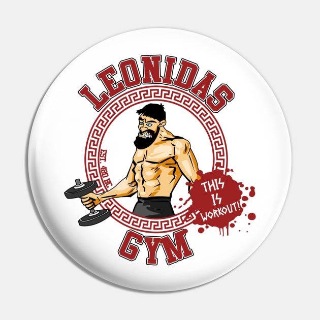 Leonidas Gym Pin by Delinquent