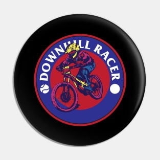 Downhill Racer Pin