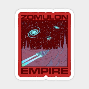 ZOMULON: EMPIRE (Purple Starship) Magnet