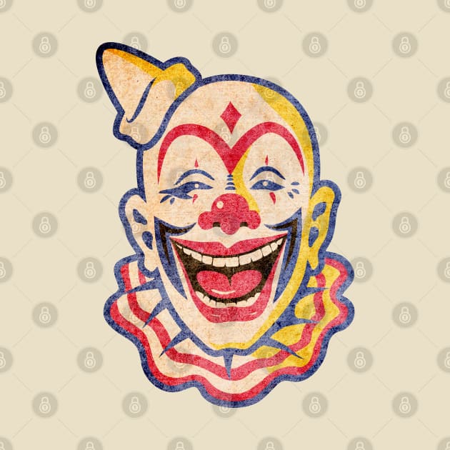 vintage circus clown by OldSalt