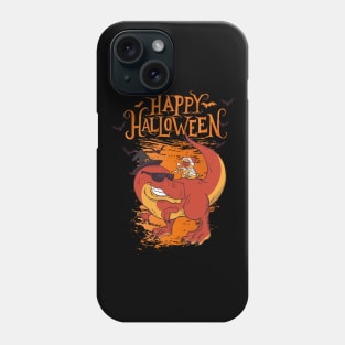 Halloween Happy Halloween Funny Dinosaur Costume Phone Case