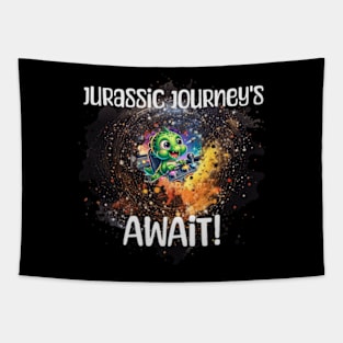 Jurassic Journey's Await Tapestry