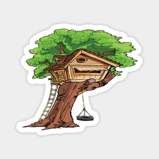 Hand tree house Magnet
