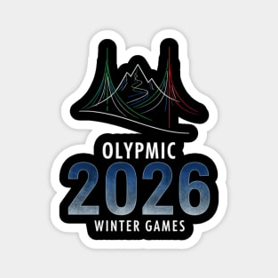 Olympic 2026 | Milan Cortina Winter Sports Magnet