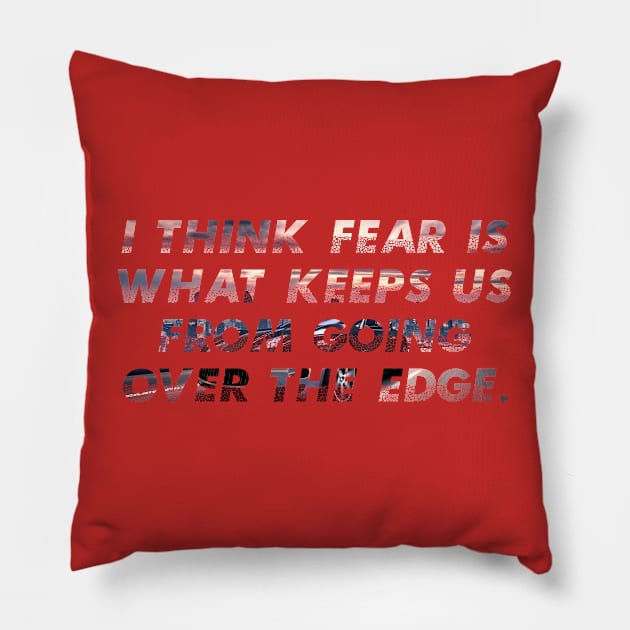 Racing quote typo Pillow by HANART