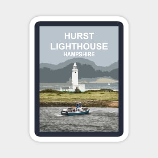 Hurst Lighthouse, Hampshire, New Forest England uk Magnet