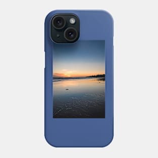 December daybreak over Tynemouth Long Sands Phone Case