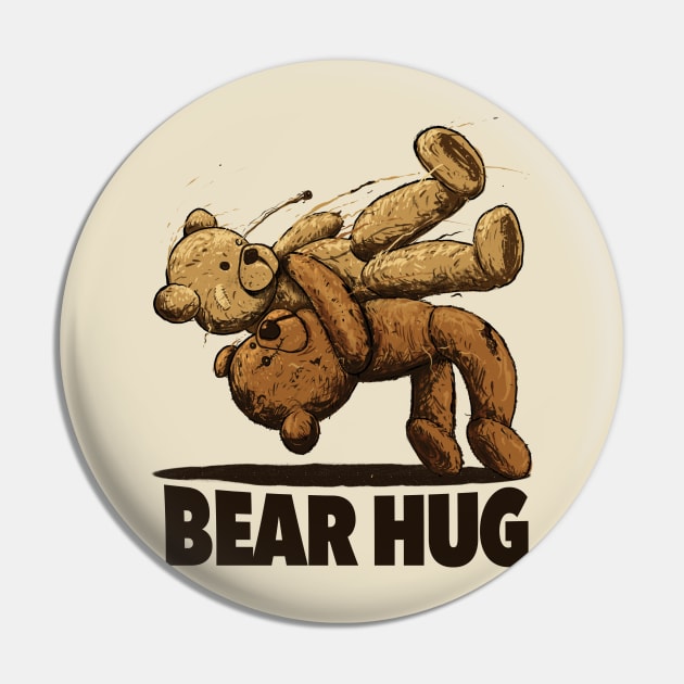 Bear Hug Pin by nicebleed