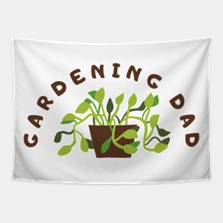 Gardening Dad Tapestry
