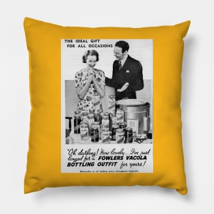 Vintage Ad - Vacola Pillow