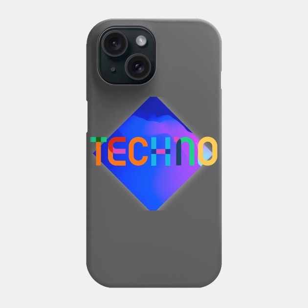 Techno Phone Case by Raw Designs LDN