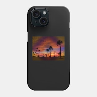 Palm Trees at Sunset Phone Case