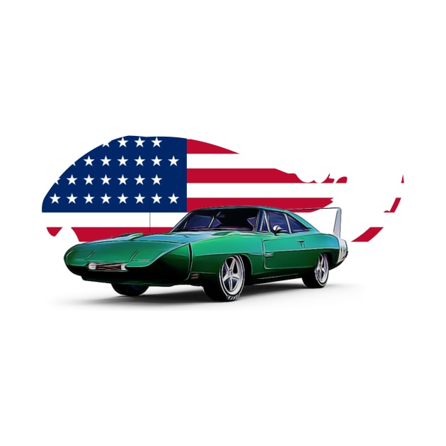 Roadrunner Custom USA Print by Auto-Prints