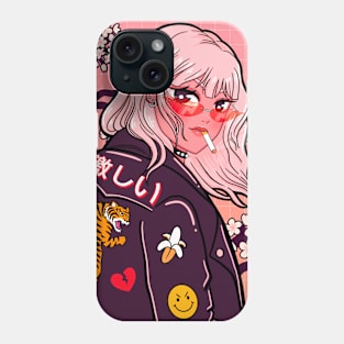 Japanese Retro Cherry Blossom Phone Case